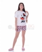Юношеска пижама момиче с къс ръкав в две свежи комбинации