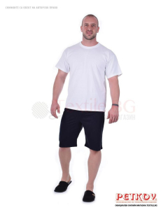 Мъжки памучен ¾-ти панталон на пижама