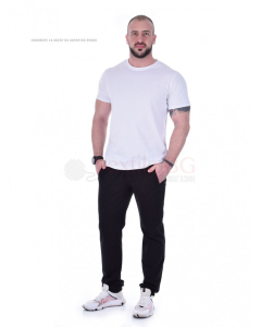 Mъжки спортен панталон със странични джобове с цип