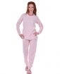 Дамска пижама памучен интерлог рипс в щампа сърчица